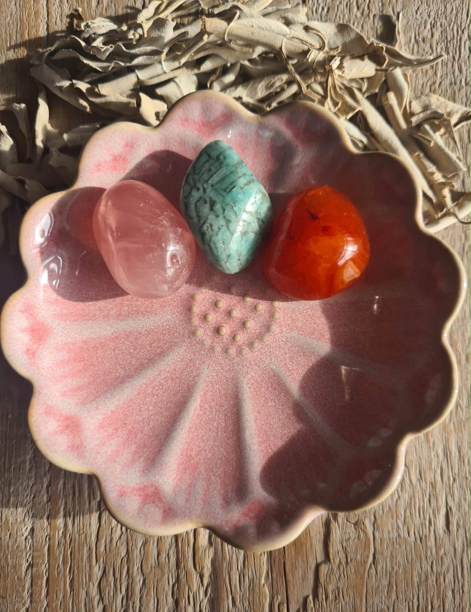 Edelsteen setje troost en kracht