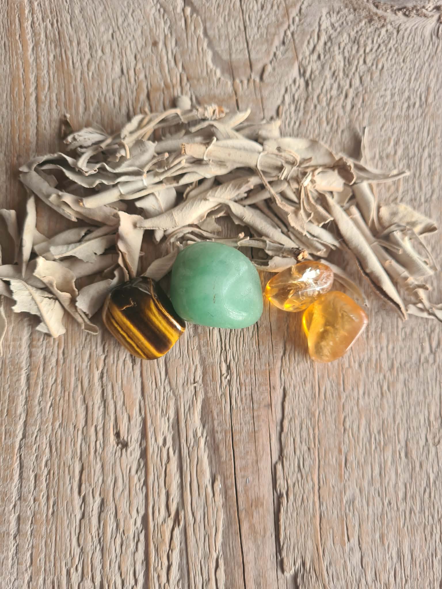 Edelsteen setje vol geluk