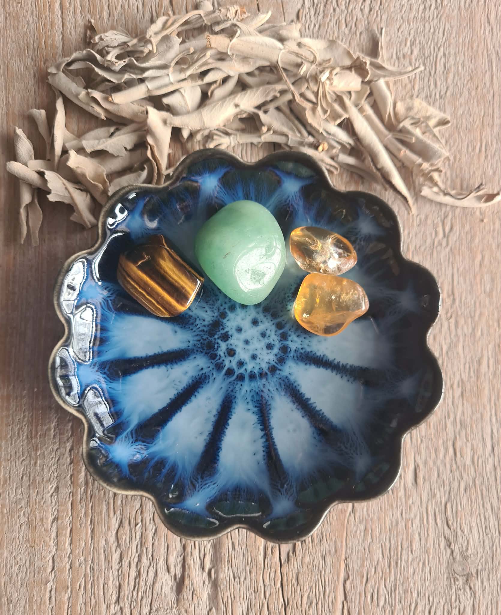 Edelsteen setje vol geluk