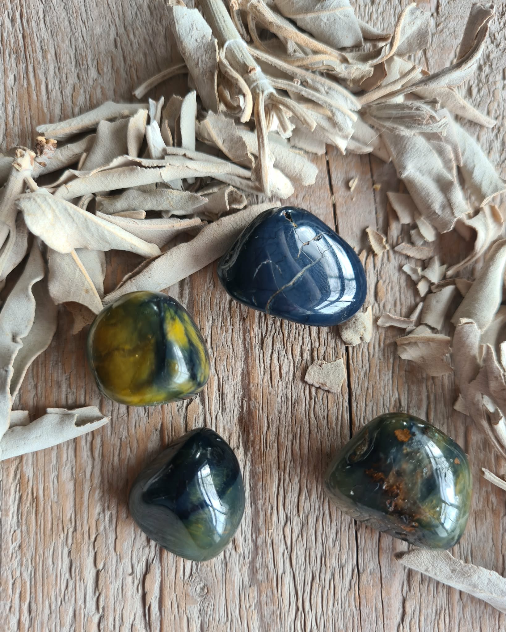 Nellite met Pietersiet knuffelsteen