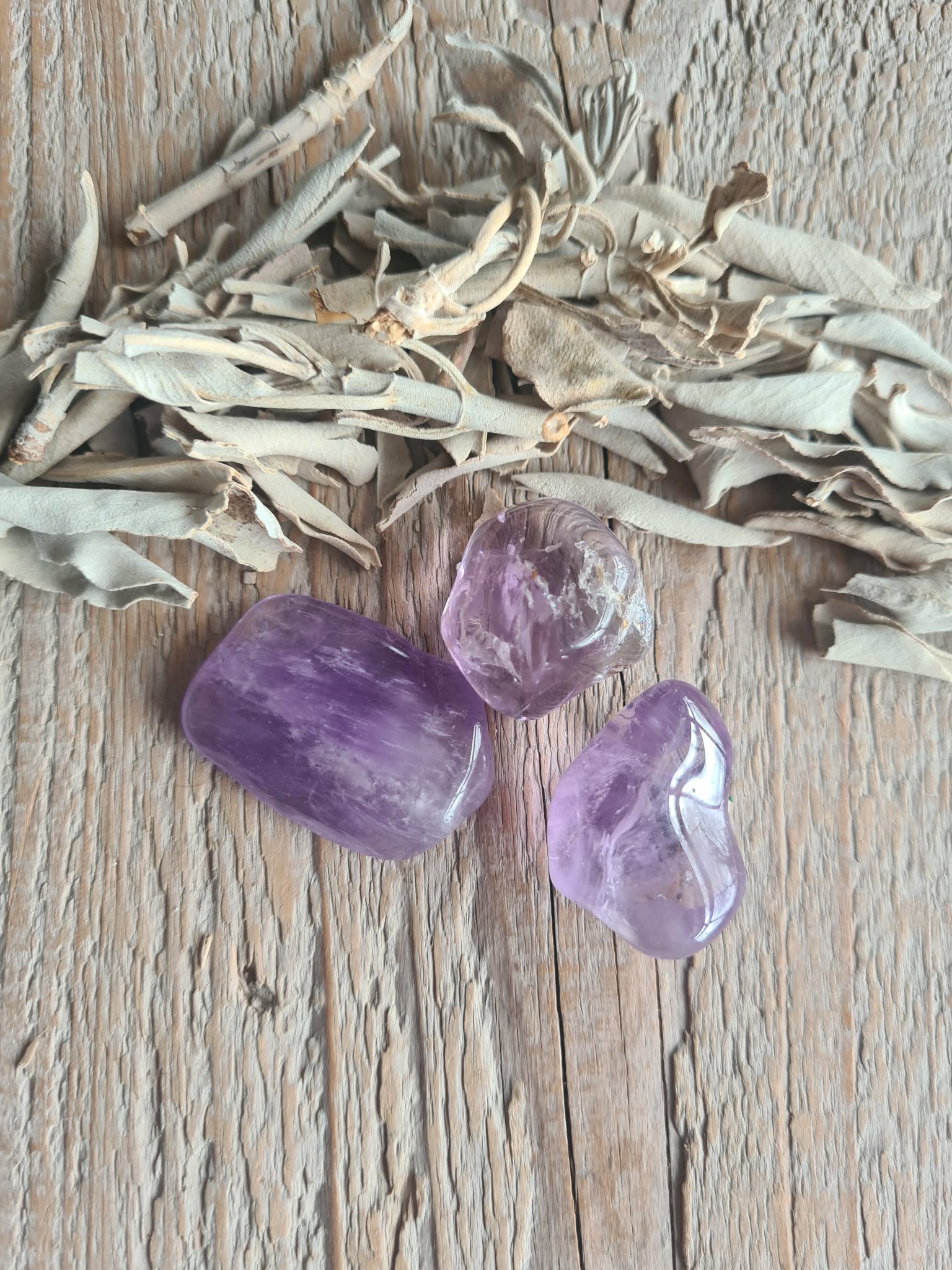 Amethist knuffelsteen