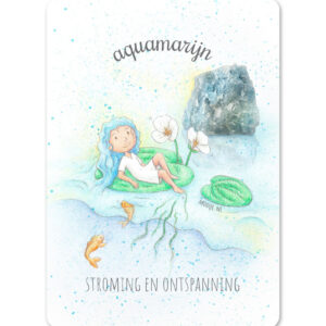 Mini kaart A7 bloemetje tussen de bloemen