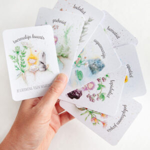 Mooqi edelsteen mini kaartjes