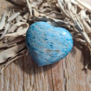 Blauwe apatiet hart