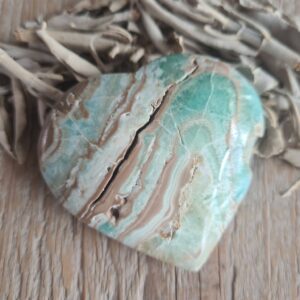 Blue Caribbean Aragoniet hart