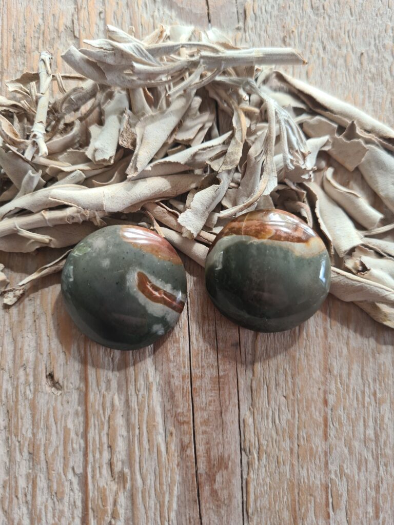 Polychroom jaspis steentjes
