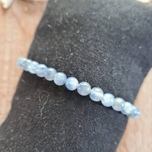 Kyaniet armband 6 mm