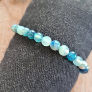 Blauwe agaat 6 mm